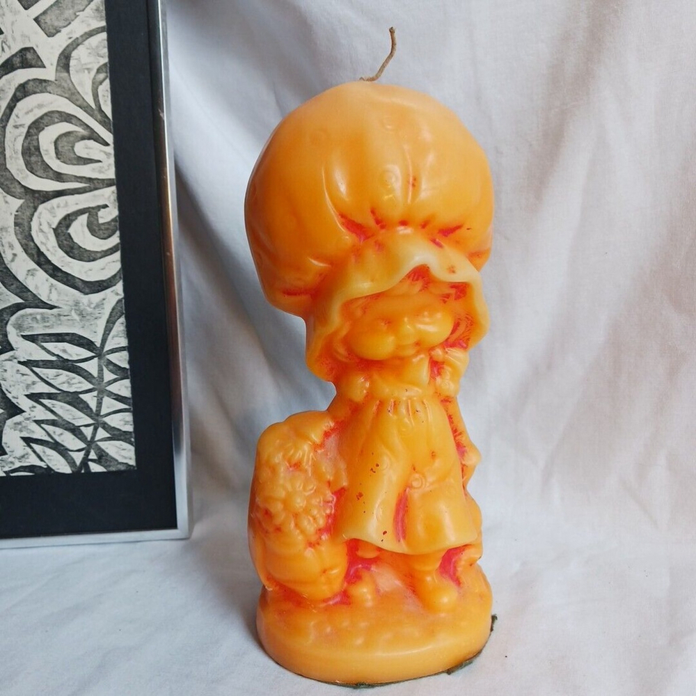 Vintage Holly Hobbie Strawberry Shortcake Candle 70s